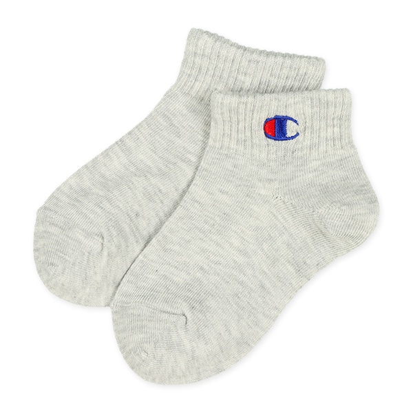 Champion）3足組キッズローカットソックス（刺繍）