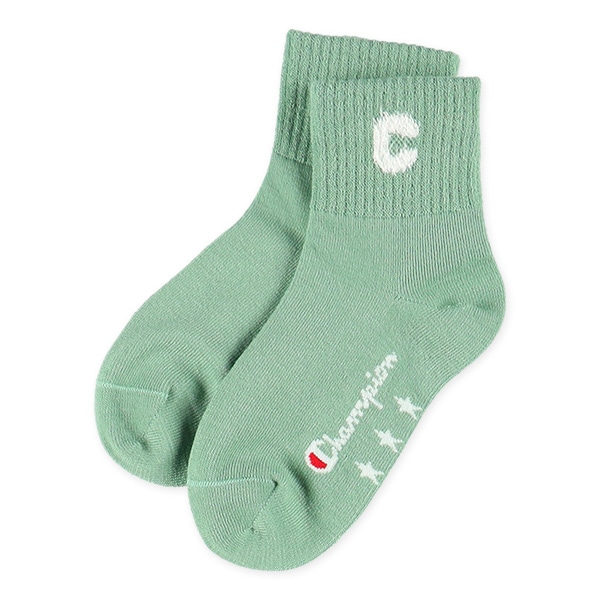 Champion）3足組キッズアンクルソックス（カラーロゴ）
