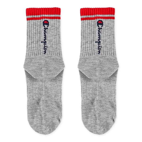 Champion）3足組キッズショート丈ソックス（縦ロゴ）