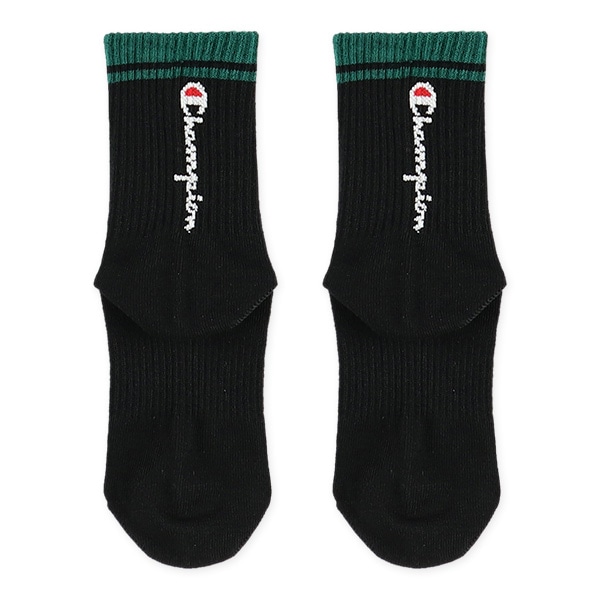 Champion）3足組キッズショート丈ソックス（縦ロゴ）