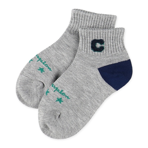 Champion）3足組キッズローカットソックス（ロゴ）