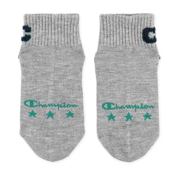Champion）3足組キッズローカットソックス（ロゴ）
