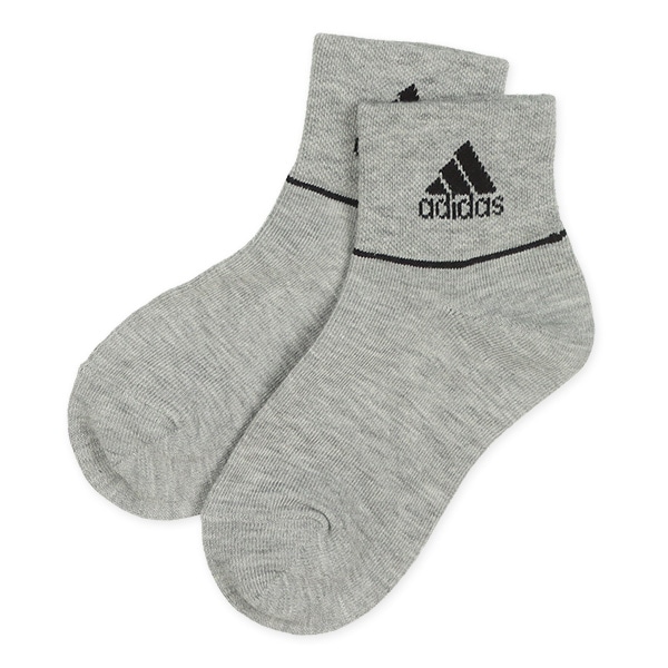 adidas）3足組キッズローカットソックス（ロゴライン）