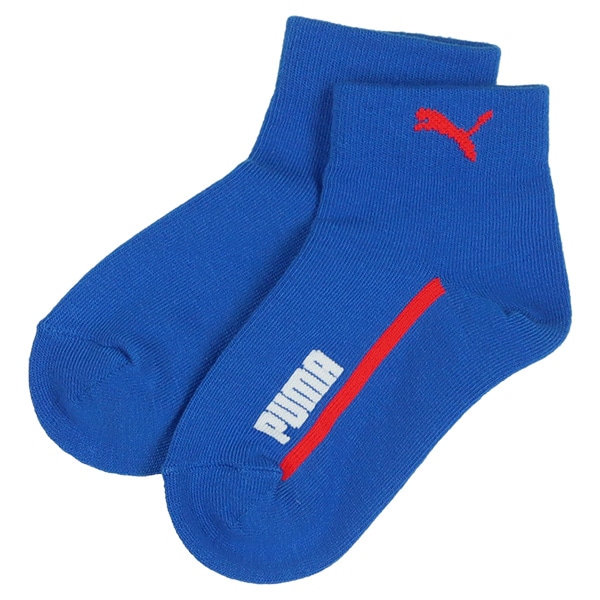 PUMA）3足組キッズアンクルソックス（カラー無地）