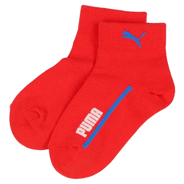 PUMA）3足組キッズアンクルソックス（カラー無地）