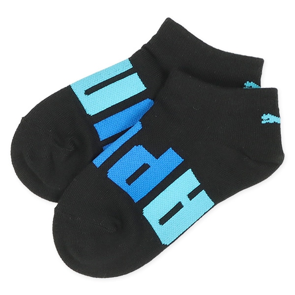 PUMA）3足組キッズローカットソックス（足底ロゴ）