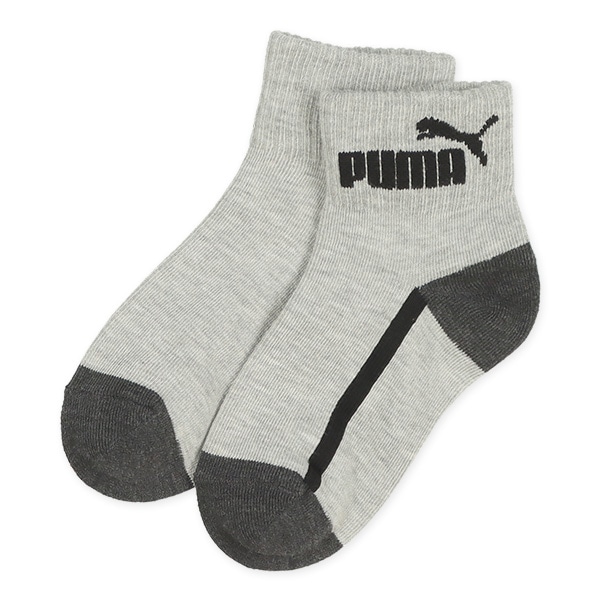 PUMA）3足組キッズローカットソックス（サイドライン）