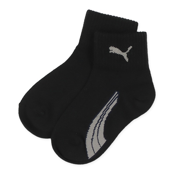 PUMA）3足組キッズローカットソックス（ロゴ）