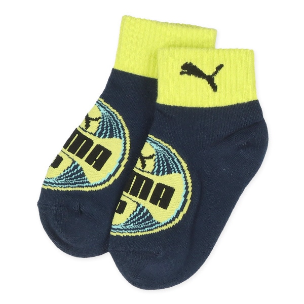 PUMA）3足組キッズローカットソックス（フロントロゴ）