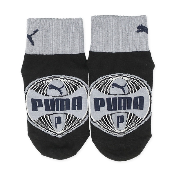 PUMA）3足組キッズローカットソックス（フロントロゴ）