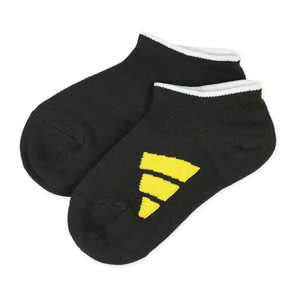 adidas）3足組キッズローカットソックス（サイドロゴ）