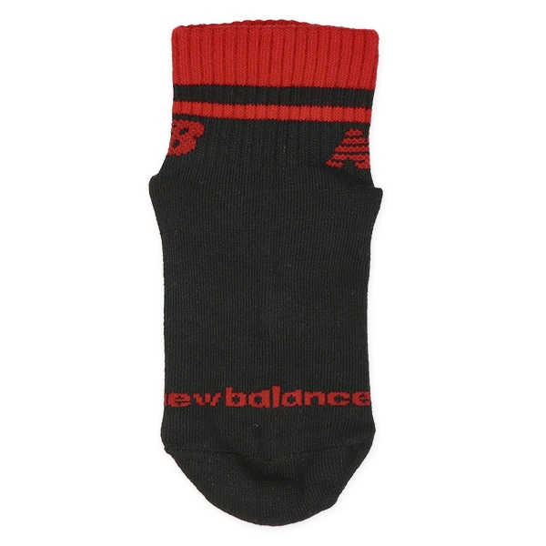 NewBalance）3足組キッズショート丈ソックス（ラインロゴ）