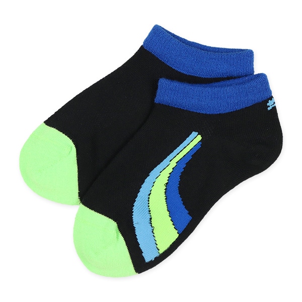 PUMA）3足組キッズローカットソックス（カラフルロゴ）