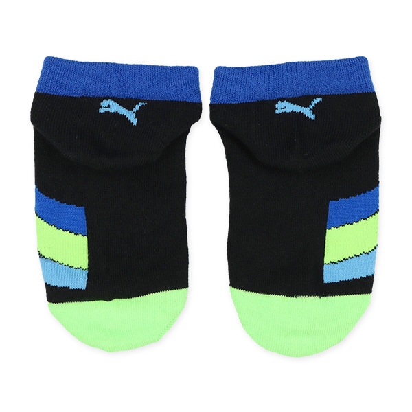 PUMA）3足組キッズローカットソックス（カラフルロゴ）