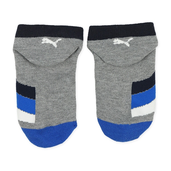 PUMA）3足組キッズローカットソックス（カラフルロゴ）
