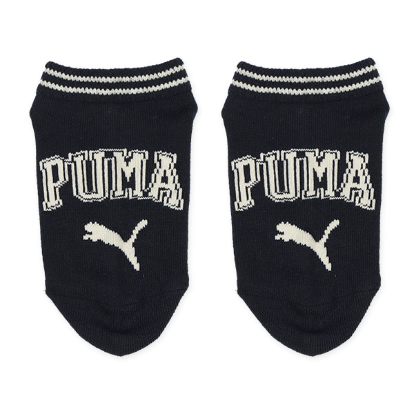PUMA）3足組キッズローカットソックス（ライン）