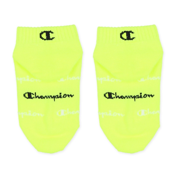 Champion）3足組キッズローカットソックス（カラー総ロゴ）