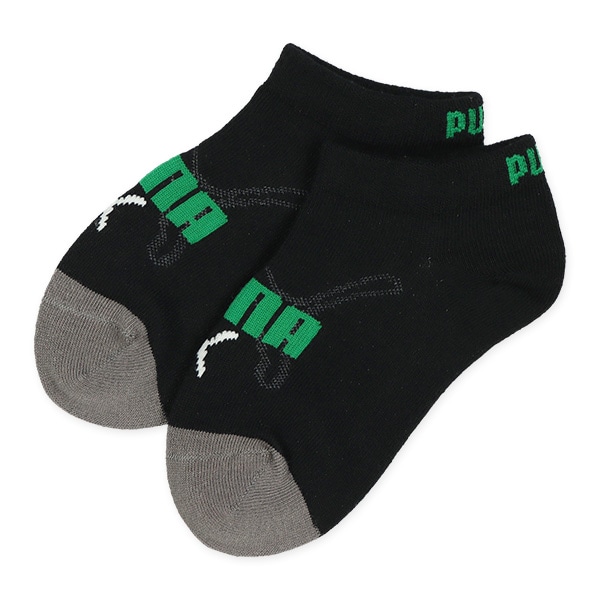 PUMA）3足組キッズローカットソックス（フロントロゴ）