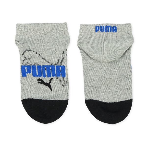 PUMA）3足組キッズローカットソックス（フロントロゴ）