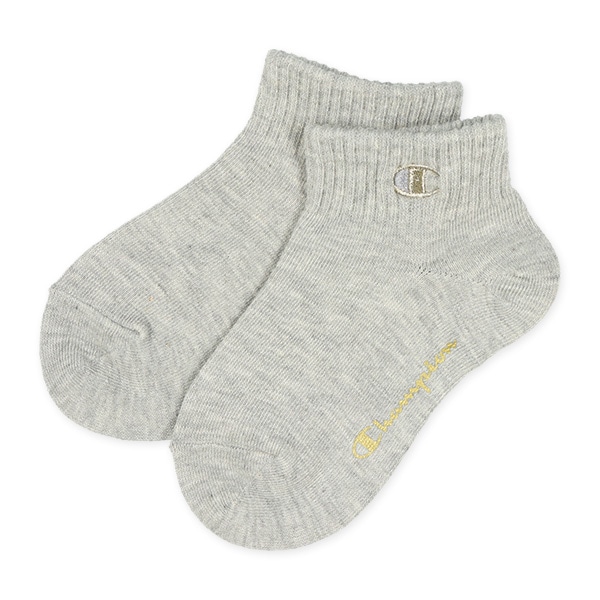Champion）3足組キッズローカットソックス（金刺繍）
