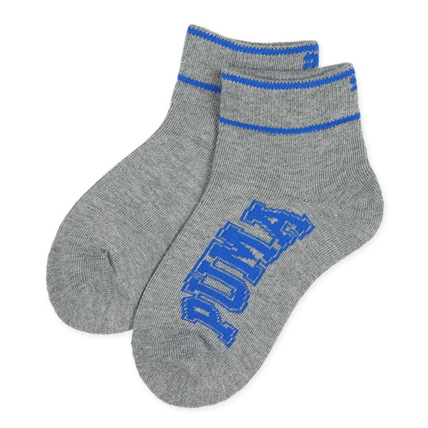 PUMA）3足組キッズショート丈ソックス（ロゴライン）
