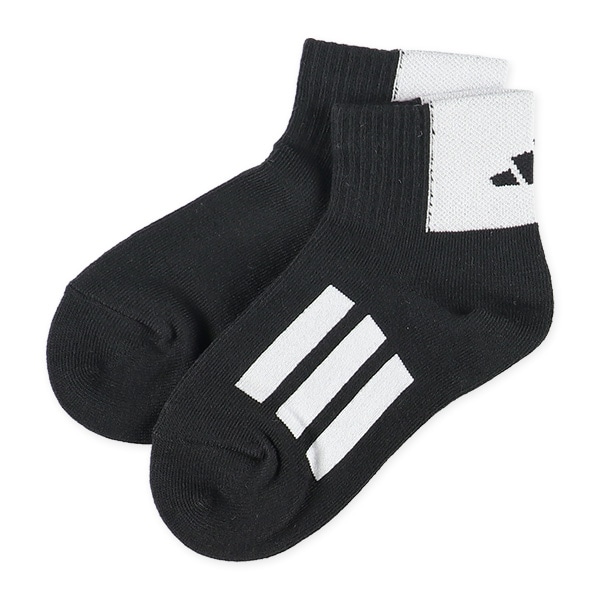 adidas）3足組キッズローカットソックス（サイドライン）