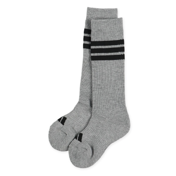 adidas）2足組キッズハイソックス（ライン）