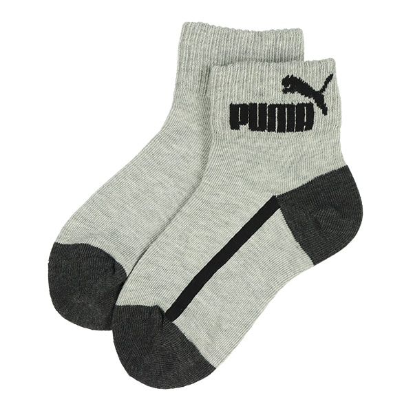 PUMA）3足組キッズローカットソックス（サイドライン）