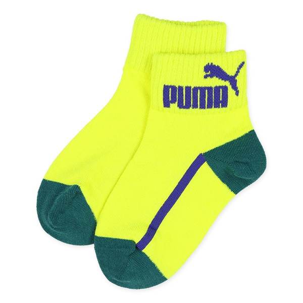 PUMA）3足組キッズローカットソックス（サイドライン）