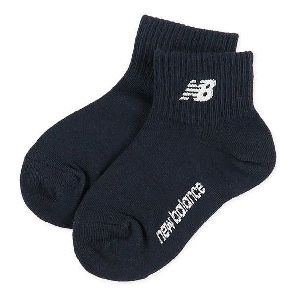 NewBalance）3足組キッズローカットソックス（ネイビー）