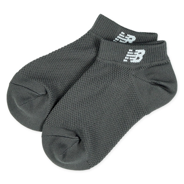 NewBalance）3足組キッズローカットソックス（ロゴメッシュ）