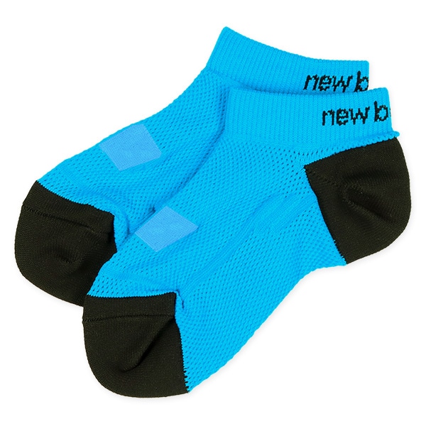 NewBalance）3足組キッズローカットソックス（カラーメッシュ）