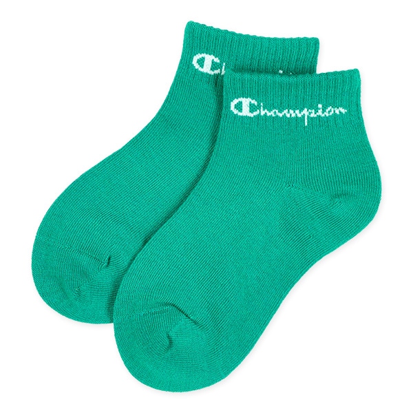 Champion）3足組キッズローカットソックス（蛍光）