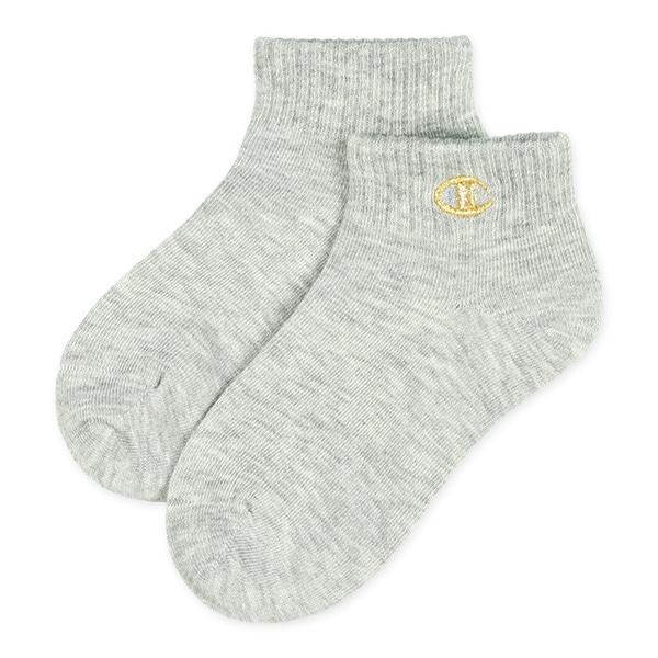 Champion）3足組キッズローカットソックス（金刺繍）