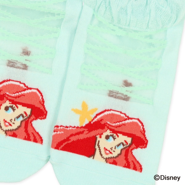 キッズローカットソックス（リトル・マーメイド）