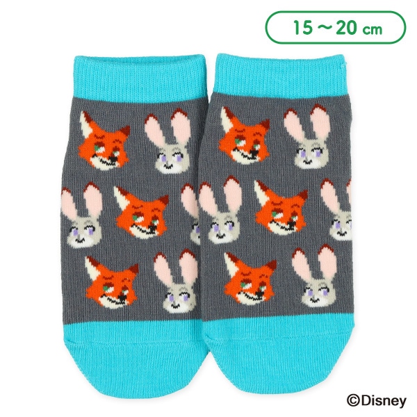 キッズローカットソックス（ズートピア）