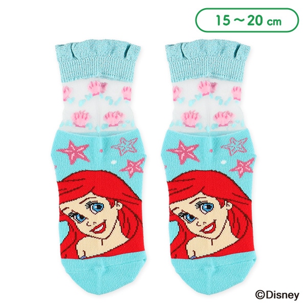 キッズローカットソックス（リトル・マーメイド）