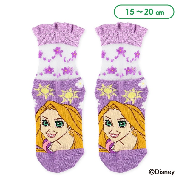 キッズローカットソックス（塔の上のラプンツェル）