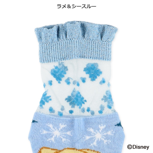 キッズローカットソックス（アナと雪の女王・エルサ）