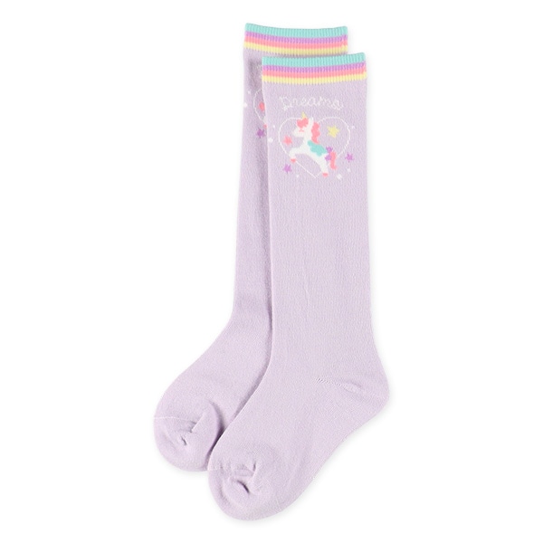 3足組キッズハイソックス（ユニコーン）