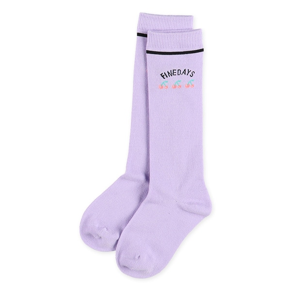 3足組キッズハイソックス（チェリー）