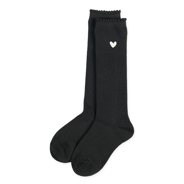 3足組キッズハイソックス（ハート）
