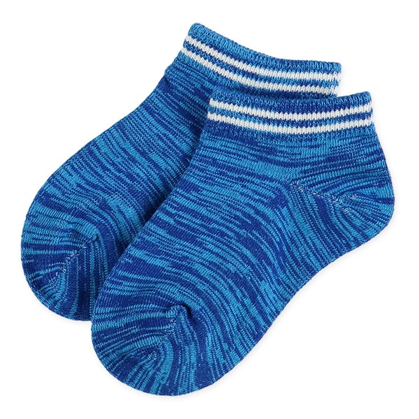3足組キッズローカットソックス（カラフル無地）