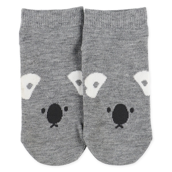 3足組キッズローカットソックス（レッサーパンダ・コアラ・ナマケモノ）