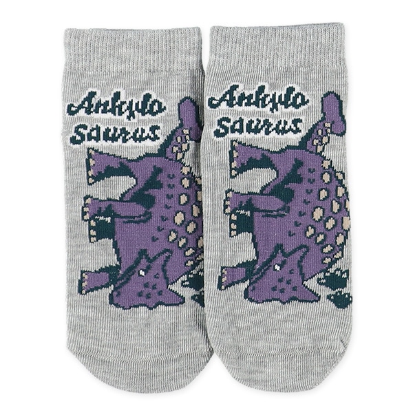 3足組キッズローカットソックス（恐竜）