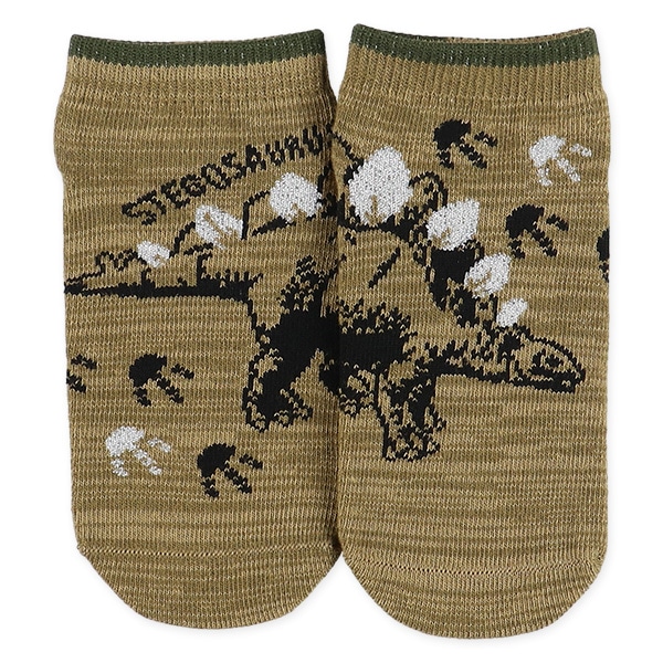 3足組キッズローカットソックス（恐竜）