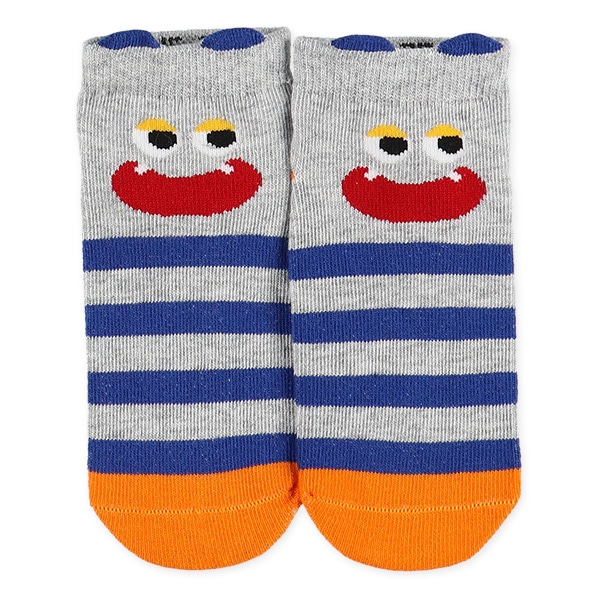 3足組キッズローカットソックス（モンスター）