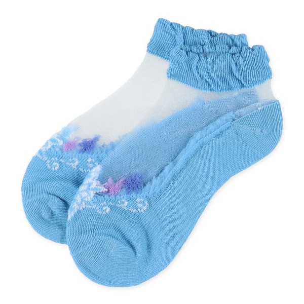 3足組キッズローカットソックス（シアー・雪）