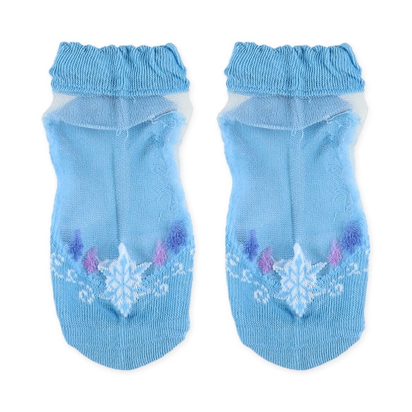 3足組キッズローカットソックス（シアー・雪）