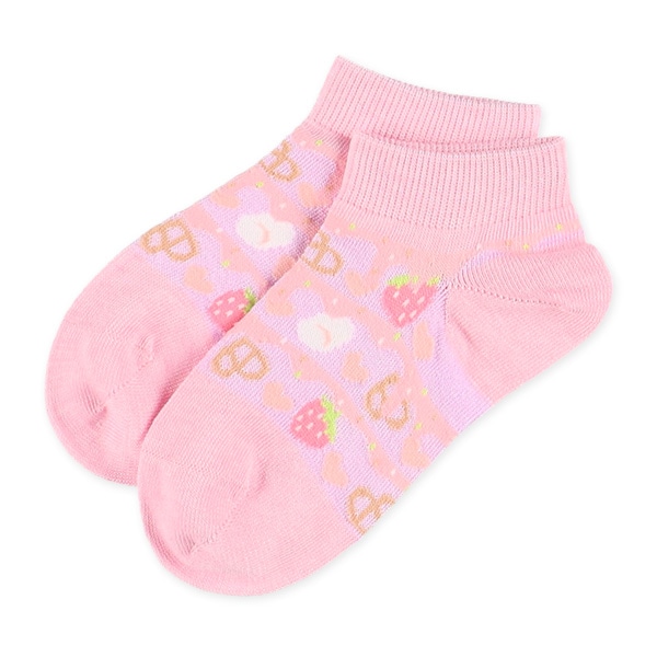 3足組キッズローカットソックス（チョコ）
